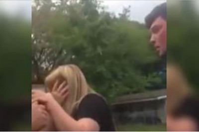 Podniósł rękę na kobietę w obecności jej nastoletniego syna! Po chwili bardzo żałował swojej głupoty!