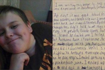 13-latek popełnia samobójstwo po tym co spotkało go w katolickiej szkole! Rodzice dostali TEN list! 