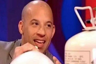 Ciężki poranek ? Vin Diesel na helu lepszy niż mocna kawa.