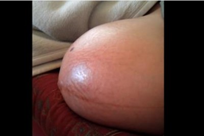 Dosłownie widać jak kopią i się wiercą! Bliźniaki walczą o miejsce w brzuchu ciężarnej mamy!