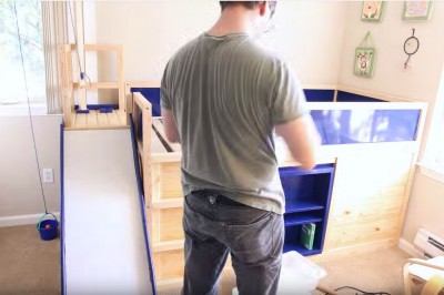 Facet zamienia proste łóżko z Ikei w prawdziwą twierdze! Marzenie każdego dziecka! 