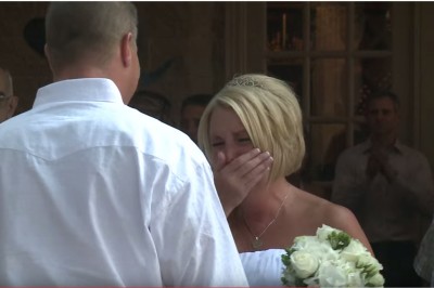 Gdy zobaczyła pana młodego popłakała się! Jak zrozumiałam dlaczego - płakałam razem  z nią! 