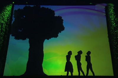 Hołd matce naturze oddany przez aktorów z teatru cieni. Zaniemówiłem oglądając. 