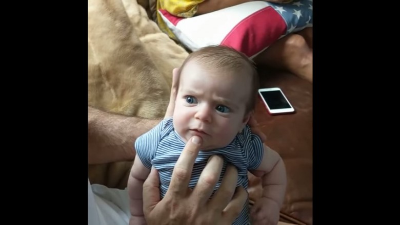 "Mamo, dlaczego tata mi to robi?" Gadający niemowlak który wie jak zaskoczyć mamę!