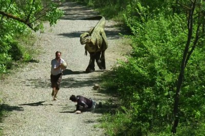 Mało zawału nie dostał! Biegasz sobie po parku, a tu nagle taka akcja, że ludzie zaczynają panikować!