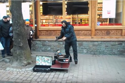 Mistrz Marionetki (Michal Cvoliga) - Świetny występ na ulicach zakopanego! 