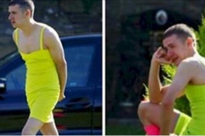 Na pogrzeb najlepszego przyjaciela ubrał jaskrawo żółtą sukienkę! Powód wstrząsnął wszystkimi!