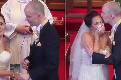 Pan młody przerywa ślub i prosi przyszłą żonę żeby się odwróciła! Wtedy Panna młoda wybucha płaczem! 