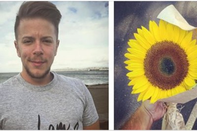 Postanowił obdarować żółtymi słonecznikami obcą kobietę! Jej gwałtowna reakcją zupełnie go zaskoczyła! 