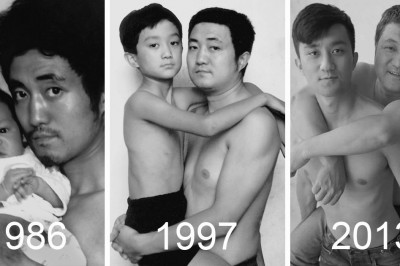 Przez 30 lat robił zdjęcie ze swoim synem! Patrząc na ostatnie musisz się uśmiechnąć!