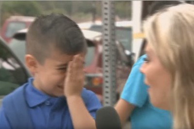 Reporterka jednym pytaniem doprowadziła dziecko do łez. Zaskoczy Cię o co pytała!