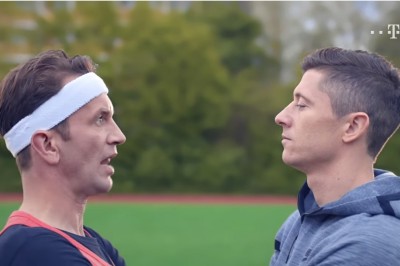 Super, brawo za dystans! Robert Lewandowski śpiewa w duecie z Tomaszem Kotem!