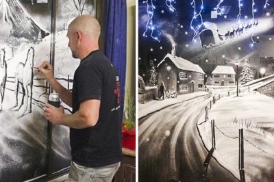 Szpitalny odział wypełniła świąteczna atmosfera! Mali pacjenci byli mu wdzięczni! 