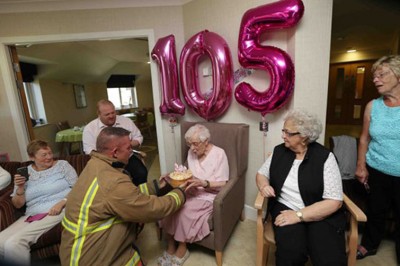 Ta 105 letnia kobieta na urodziny zażyczyła sobie 