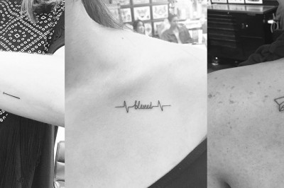 Te minimalistyczne tatuaże urzekają swoją prostotą. Simply the best!
