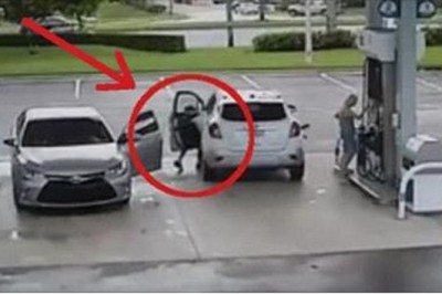 To nagranie pokazuje, dlaczego należy być  bardzo czujnym na stacji benzynowej! Nie daj się okraść! 