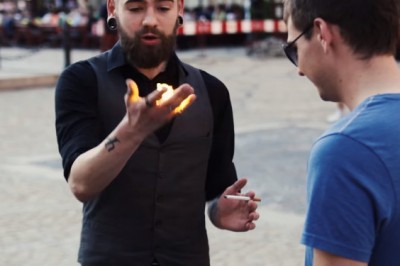 Wreszcie iluzjonista z jajami! Magiczny sposób na rzucenie palenia!
