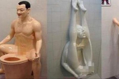 25 dziwnych toalet w których nie dałabyś rady się załatwić! Nie uwierzysz jak wygląda toaleta dla pary!