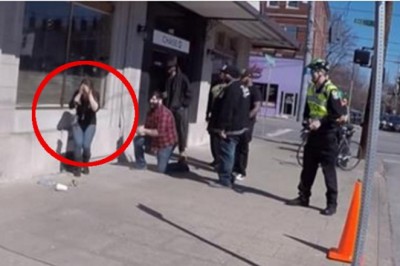 Para została zaatakowana przez kilku osiłków! Okazuje się, że policjant był z nimi w zmowie! 