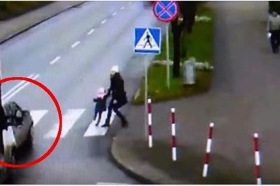 Chciała z dzieckiem wejść na pasy! Gdyby nie jej czujność i refleks doszło by do tragedii!