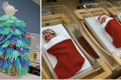 17 świątecznych osób które pojawiły się w szpitalach! Tutaj tez można poczuć magię świąt! 