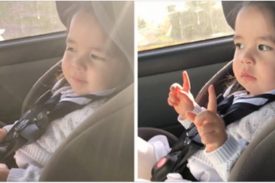 Cierpliwie czekała na swój ulubiony bit i zaczyna niezwykły taniec! Ta dziewczynka wie jak się ruszać!