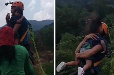 Z 2 letnią córeczką skoczył na bungee z 60 metrowego mostu! Kłamał, że miała zabezpieczenia i kask! 