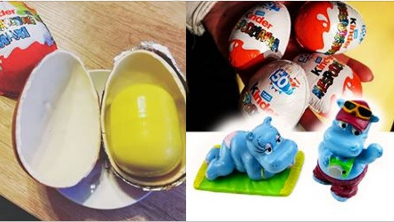 Na każdym opakowaniu Kinder Niespodzianki jest informacja o tym jaka zabawka jest w środku!