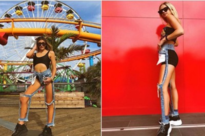 Te dziurawe „spodnie” mają być krzykiem mody na lato! Nie uwierzysz jaka jest cena za te dziury na paskach! 