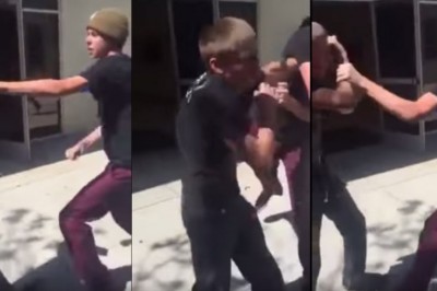 Szkolny cwaniak zaatakował niewidomego chłopca! Szybko tego pożałował!