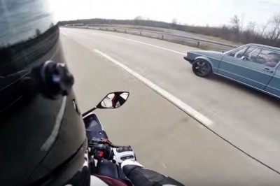 To jest dopiero konkretne ściganie! VW Golf Mk1 1056HP vs Yamaha R1!