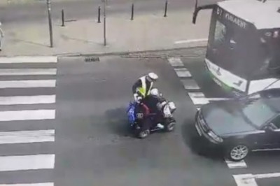 Komunikacyjny terror w Szczecinie! Nawet policjanci nie mogli sobie poradzić z tą babcią!