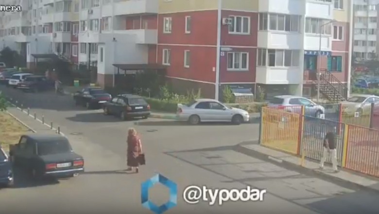Wybuch butli z gazem w aucie! Babcia wracająca z zakupów nie wiedziała co się stało!