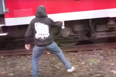 Maszynista kontra banda wandali! Pochwalili się w necie swoimi dokonaniami!