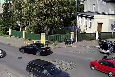 W Malborku pies wpadł pod radiowóz! Zobacz reakcję policjantów na tę sytuację!