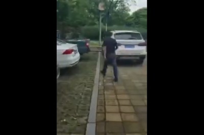 Hardcorowy wyjazd z parkingu gdy ktoś Cię zablokuje! Ostro gość poleciał!