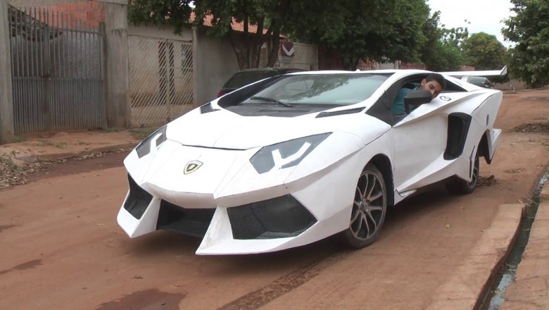 Chciał mieć swoje Lamborghini, więc je sobie zrobił ze starego Fiata Uno!