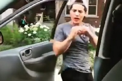 Gość powiedział stanowcze nie nagrywającemu kolejny filmiki z Kiki „czelendż”