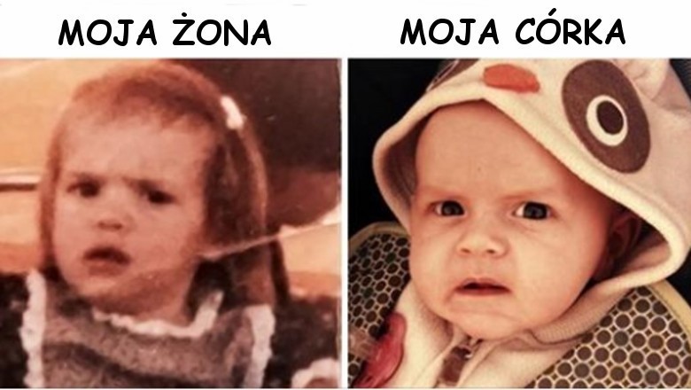 18 wzruszających zdjęć rodzinnych, które pokazują potęgę genów. Ci ludzie nie wyprą się rodziny