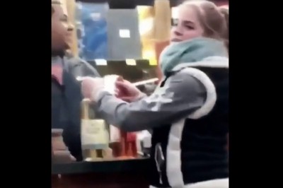 Blondyna w monopolowym i jej nieudany taniec z dwoma winiaczami