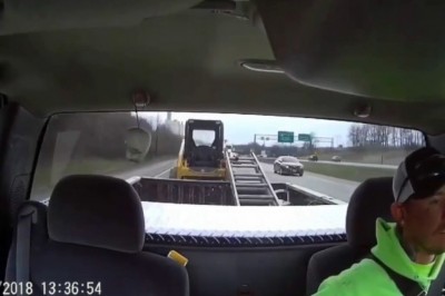 Miotało nim jak szatan. Gość zachował zimną krew do samego końca