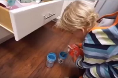 Najbardziej cierpliwe dziecko świata. Po tylu upadkach sama bym wybuchła z nerwów