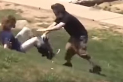 Głupi pomysł z benzyną i ogniem. Miało być śmiesznie, ale nie wyszło