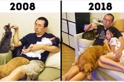 19 zdjęć, które pokazują potęgę upływającego czasu. Patrząc wstecz zastanawiamy się kiedy to zleciało 