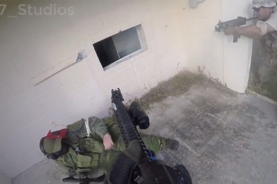 Nieudany rzut granatem. Gdyby nie kolega to nie wiadomo co by się stało