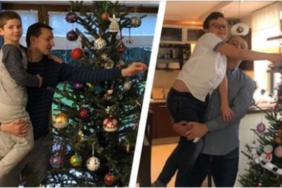 Z okazji świąt premier Morawiecki umieścił zdjęcie z 8-letnim synem. Szybko sparodiowali go internauci 