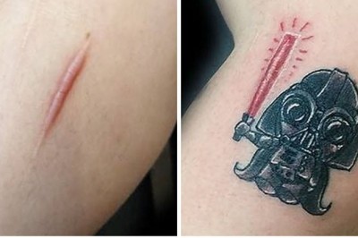 Przy pomocy tatuaży zamienili swoje blizny w dzieła sztuki. Zobacz genialne pomysły na ukrycie niedoskonałości 