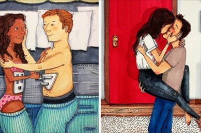 Artystka rysuje szczere ilustracje na temat swojego związku. Wszyscy pragniemy takiej miłości