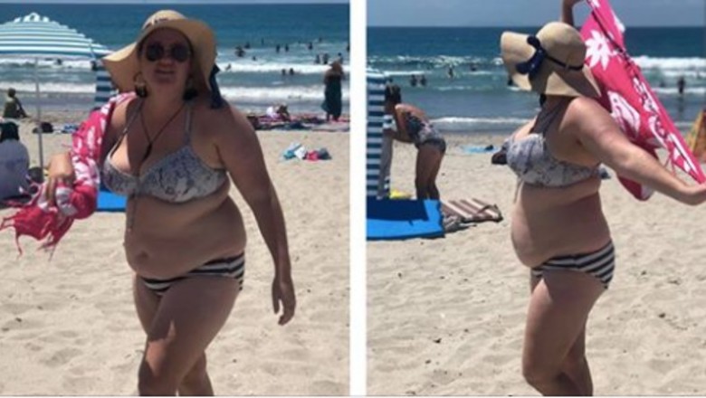 Została wyśmiana na plaży za swój wygląd w bikini. Jej odpowiedź wywołała sporo komentarzy