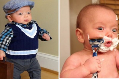 Ich synek urodził się 9 tygodni przed czasem. Tata postanowił zrobić mu sesję jak dorosłemu mężczyźnie 